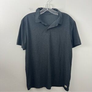 Vuori Strato Tech Polo Shirt Dark Heathered Gray
